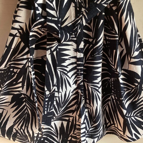 Hobbs Sleeveless Size 10 Black & White Dress - Picture 8 of 16